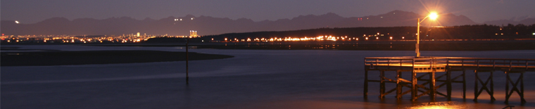 View of Richmond, from Crescent Beach